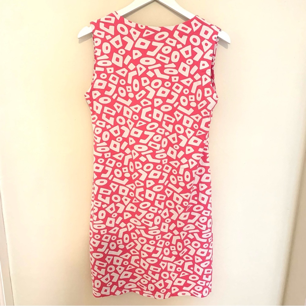 Barbara Gerwit pink and white dress D055 - Picture 5 of 5